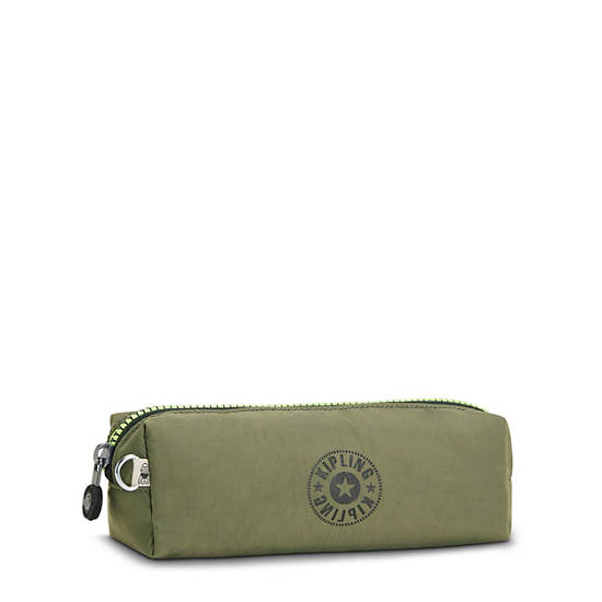 Kipling Boran Pencil Case Väska Olivgröna | SE 1169NW